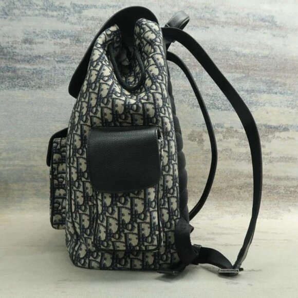 100% Authentic Dior Navy & Black Cloth Backpack - Picture 5 of 12